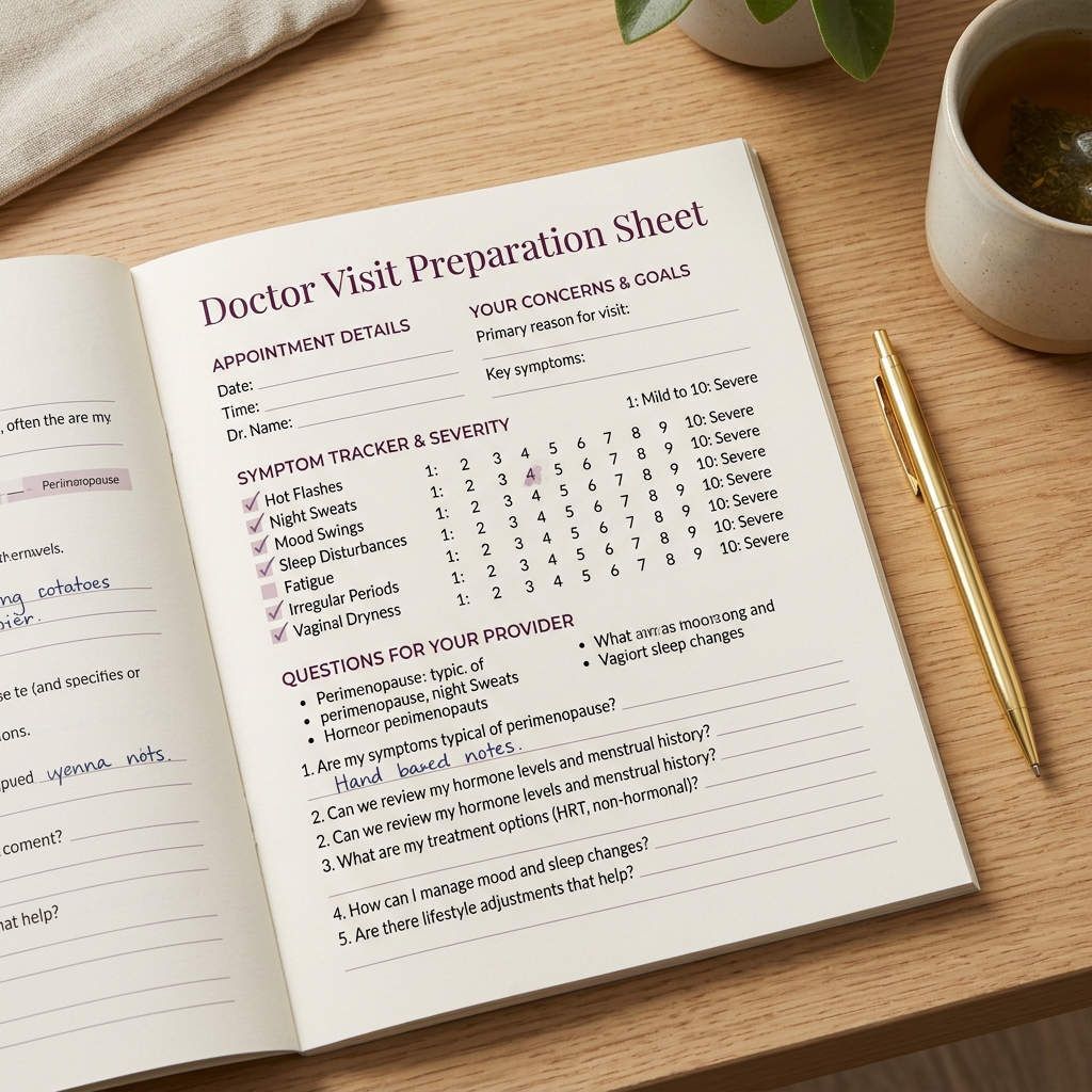Doctor Appointment Preparation Sheet
